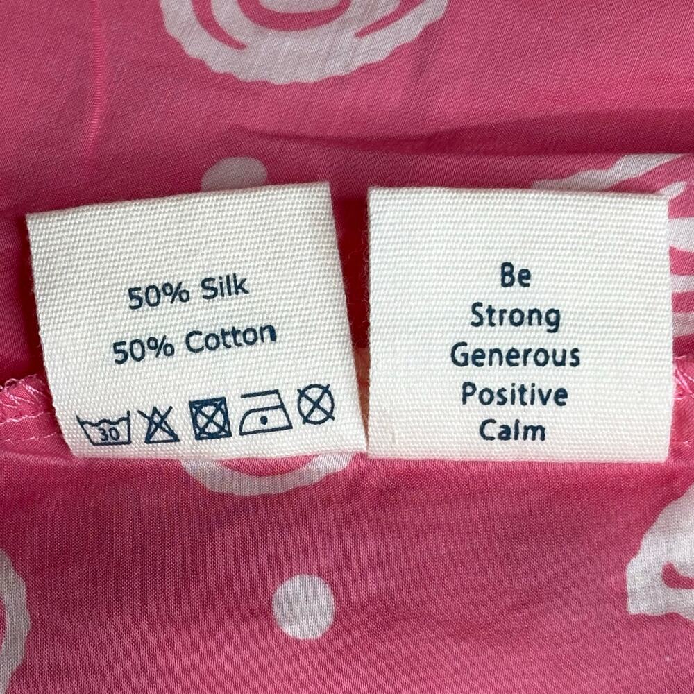 Cloe Cassandro Anita Midi Dress Pink Bubble Gum Paisley - Picture 6 of 8